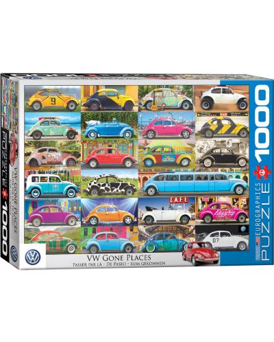 Puzzle Eurographics od 1000 dijelova - VW Beetle - 1
