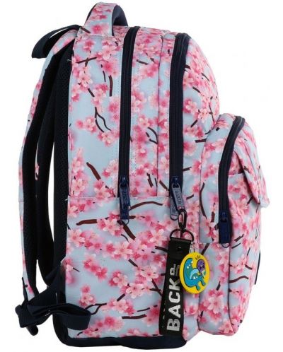 Školski ruksak BackUP L25 - Flowers, sa 3 pretinca + poklon - 3
