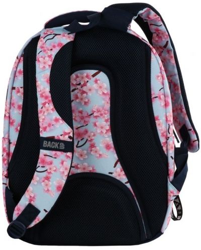 Školski ruksak BackUP L25 - Flowers, sa 3 pretinca + poklon - 5