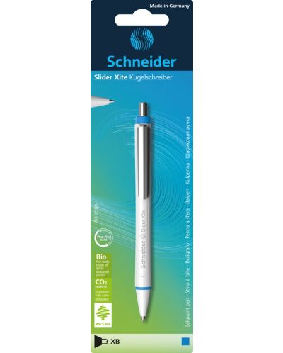 Automatska kemijska olovka Schneider - Plava, 1.4 mm - 1