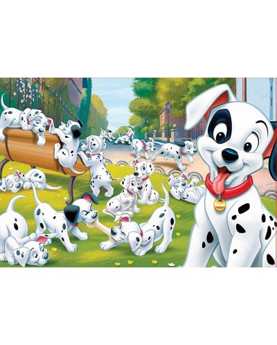 Puzzle Educa od 2 x 25 dijelova - Disney životinje, 101 Dalmatinac i Aristokatmačke  - 2