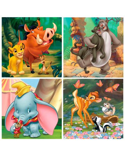 Slagalica Educa 4 u 1 - Životinje - Disneyevi likovi - 2
