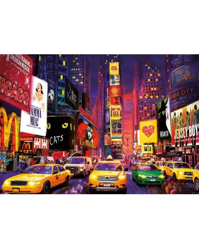 Neonska zagonetka Educa od 1000 dijelova - Times Square, New York - 2