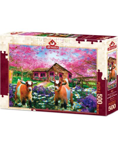 Slagalica Art Puzzle od 500 dijelova - Kad dođe proljeće - 1