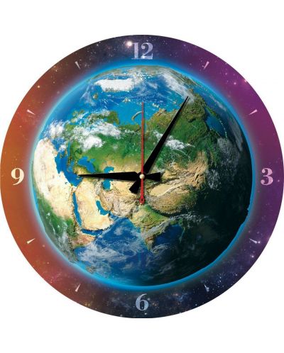 Slagalica-sat Art Puzzle od 570 dijelova - Vrijeme u svijetu - 2