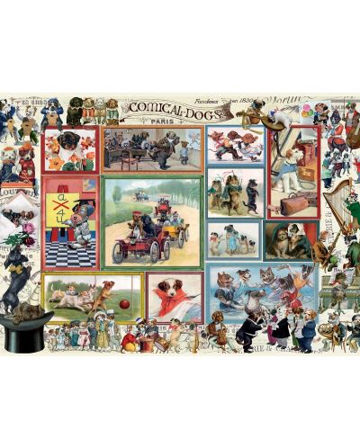 Puzzle Anatolian od 2 x 500 dijelova - Strip s mačićima i štencima, Barbara Behr - 3