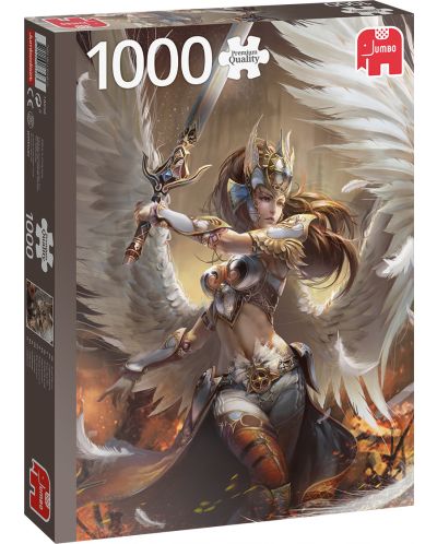 Puzzle Jumbo od 1000 dijelova - Anđeo ratnik - 1