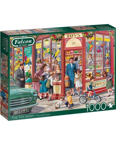 Puzzle Falcon od 1000 dijelova - Trgovina za igračke, Victor McLindon - 1