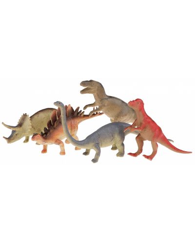 Set figurica Toi Toys Animal World - Deluxe, Dinosauri, 5 komada - 1