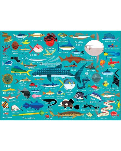 Puzzle Galison od 1000 dijelova - Život u oceanu - 2