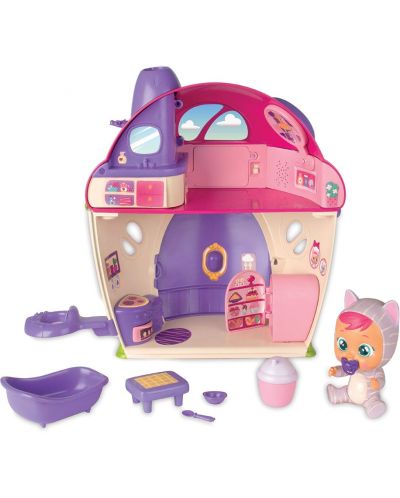 Set IMC Toys Cry Babies Magic Tears – Katy, lutka koja plače s kućicom - 1