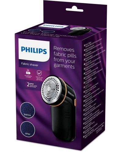 Brijač za tkanine Philips - GC026/80, crni - 2