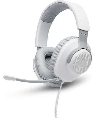 Gaming slušalice JBL - Quantum 100, bijele - 1