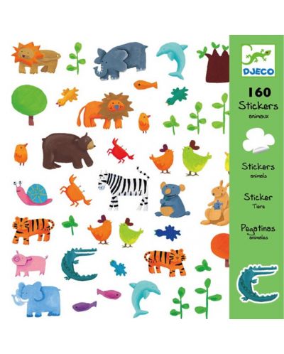 Naljepnice Djeco - Životinje, 160 komada - 1