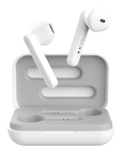 Bežične slušalice Trust - Primo Touch, TWS, bijele - 1