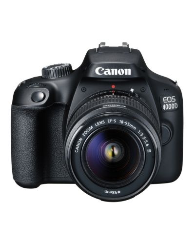 DSLR fotoaparat Canon EOS - 4000D, EF-S 18-55-mm DC, crni - 1