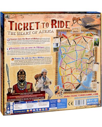 Proširenje za društvenu igru Ticket to Ride - Heart of Africa - 2