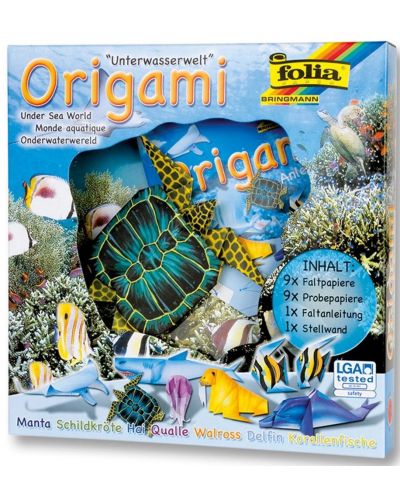 Kreativni komplet za origami Folia - Životinjski svijet, podvodni svijet - 1