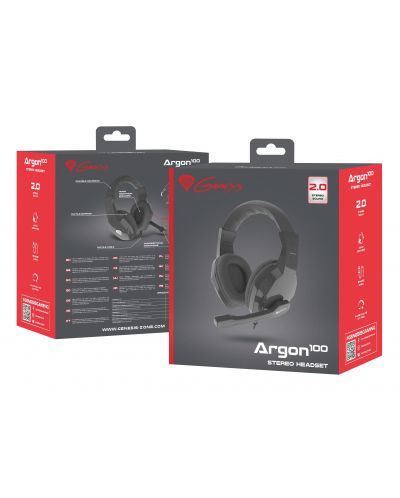 Gaming slušalice Genesis - Argon 100, crne - 5