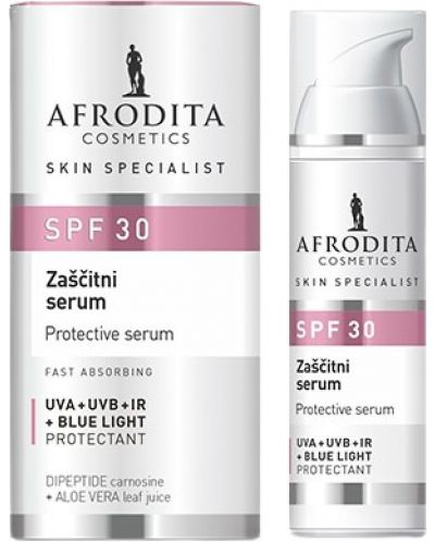 Afrodita Skin Specialist Zaštitni serum za lice, SPF 30, 30 ml - 1