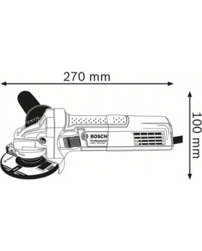 Kutna brusilica Bosch - Professional GWS 750, 750 W, Ø 115 mm - 3