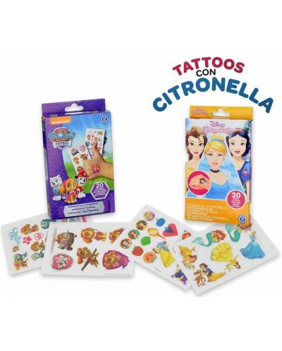 Prikaz tetovaža Air-Val Citronella  - za djevojčice (asortiman) - 1
