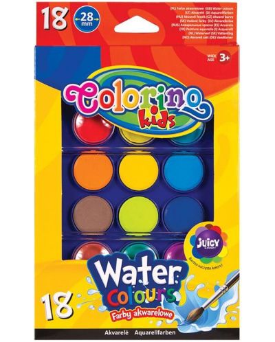Vodene boje Colorino Kids - 18 boja - 1
