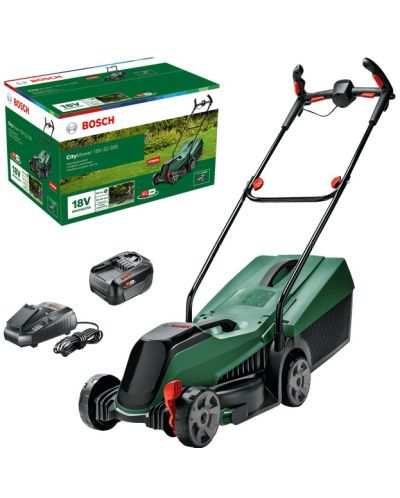 Akumulatorska kosilica Bosch - CityMower, 18V-32-300, s baterijom 4.0 Ah - 4