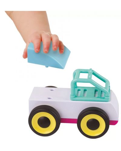Aktivna igračka Playgro + Learn - Vozila, miješati i spajati - 3