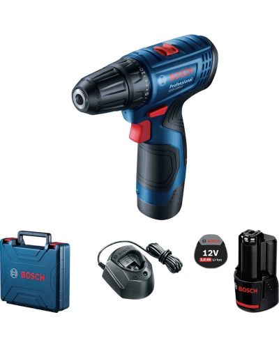 Akumulatorski odvijač Bosch - Professional GSR 120-L, 2 Li-Ion x 12V, 2 Ah - 1