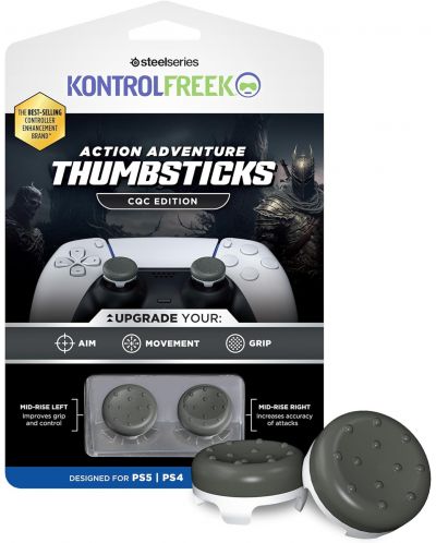 Dodatak KontrolFreek - Action Adventure Thumbsticks CQC, sivi (PS4/PS5) - 1