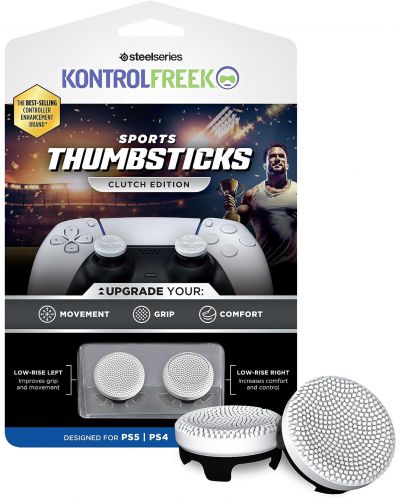 Dodatak KontrolFreek - Performance Sports Thumbsticks Clutch, bijeli (PS4/PS5) - 1