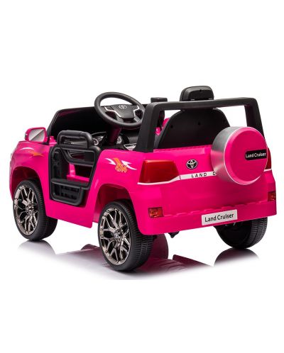 Auto na akumulator Chipolino - Toyota Land Cruiser, ružičasti - 5