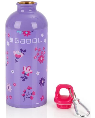 Aluminijska boca za vodu Gabol Violet - 600 ml - 2