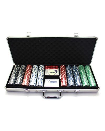 Aluminijska aktovka Foxy Trade, s 500 poker žetona - 1