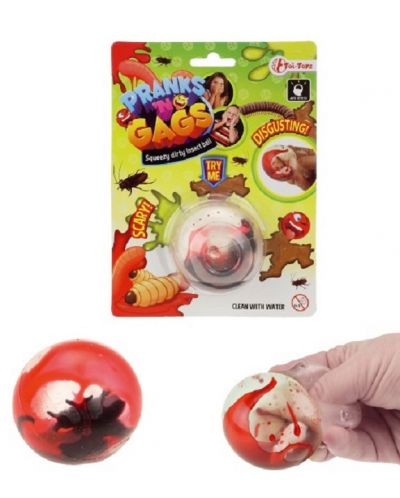 Antistres igračka Toi Toys - Kugla s kukcima i krvlju - 1