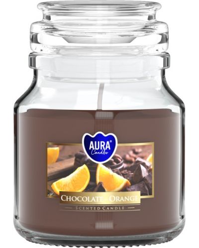 Mirisna svijeća u teglici Bispol Aura - Chocolate-Orange, 120 g - 1