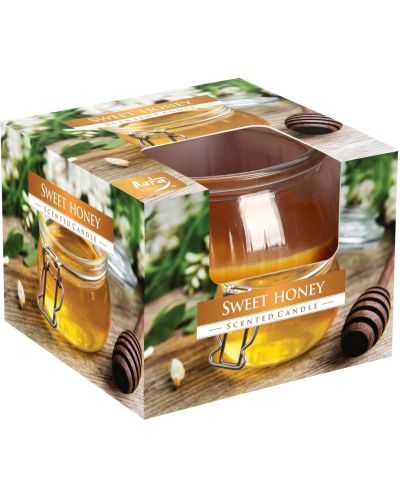 Mirisna svijeća Bispol Aura - Sweet Honey, 80 g - 1