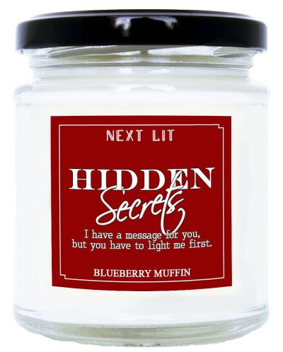 Mirisna svijeća Next Lit Hidden Secrets - Dobit ćemo dječaka, na engleskom - 1