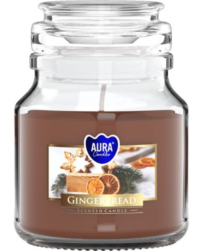 Mirisna svijeća u teglici Bispol Aura - Gingerbread, 120 g - 1