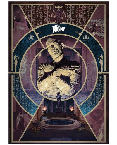 Art print FaNaTtik Horror: Universal Monsters - The Mummy (Limited Edition) - 1