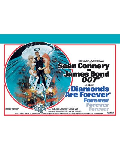 Umjetnički otisak Pyramid Movies: James Bond - Diamonds Are Forever 1 - 1