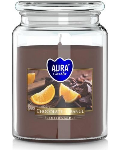 Mirisna svijeća Bispol Aura - Chocolate and Orange, 500 g - 1