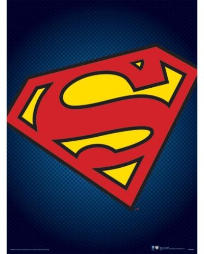 Umjetnički otisak Pyramid DC Comics: Superman - Symbol - 1