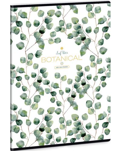 Školska bilježnica A4, 40 listova Ars Una Botanic - Leaf - 1