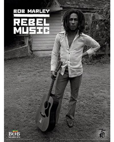 Umjetnički otisak Pyramid Music: Bob Marley - Rebel Music - 1