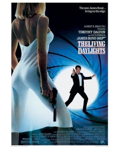 Umjetnički otisak Pyramid Movies: James Bond - The Living Daylights One-Sheet - 1