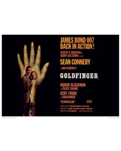 Umjetnički otisak Pyramid Movies: James Bond - Goldfinger One-Sheet - 1