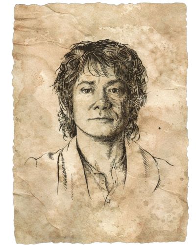 Umjetnički otisak Weta Movies: Lord of the Rings - Portrait  of Bilbo Baggins - 1