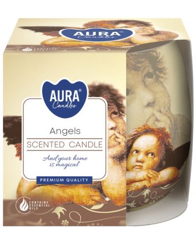 Mirisna svijeća u čaši Bispol Aura - Angels, 100 g - 1